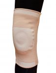 Бандаж на коленный сустав эластичный c ребрами жёсткости BKR