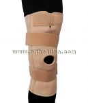 Бандаж на коленный сустав фиксирующий с ребрами жесткости и отверстием BKFO